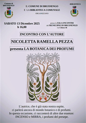 Incontro con l'Autore - Presentazione libro "La Botanica dei Profumi" di Nicoletta Ramella Pezza