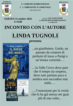 Incontro con l'autore - Linda Tugnoli