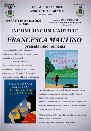 Incontro con l'autore - FRANCESCA MAUTINO presenta i suoi romanzi